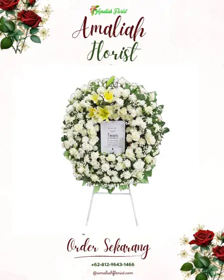 Krans Bunga Duka Batudinding